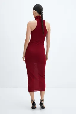 Vestido midi cuello alto de Mango en Vestidos para argentina