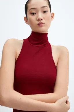 Vestido midi cuello alto de Mango en Vestidos para argentina