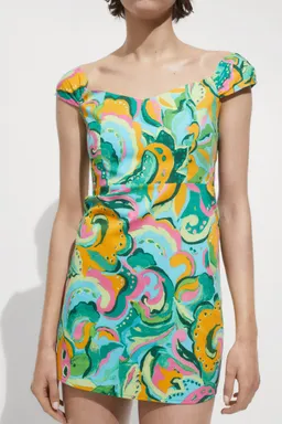 Vestido estampado corto de Mango en Vestidos para argentina