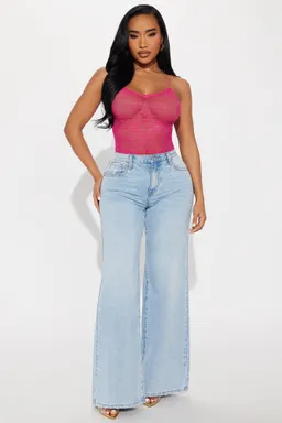 Body encaje forget me not fucsia de Fashion Nova en Bodies para argentina