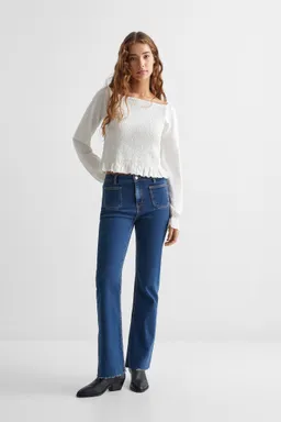 Jeans flare bolsillos de Mango Teen en Pantalones para argentina