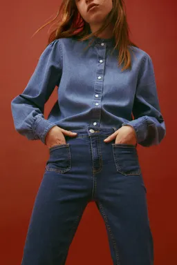 Jeans flare bolsillos de Mango Teen en Pantalones para argentina