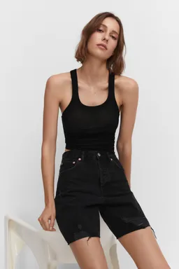 Bermudas jean rotas de Mango en Shorts para argentina