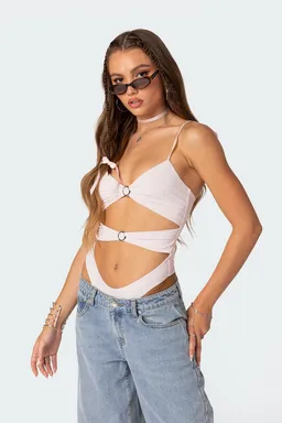 Body con aberturas amethyst de Edikted en Bodies para argentina