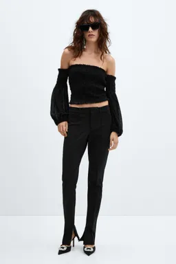 Blusa lúrex hombros descubiertos de Mango en Blusas para argentina