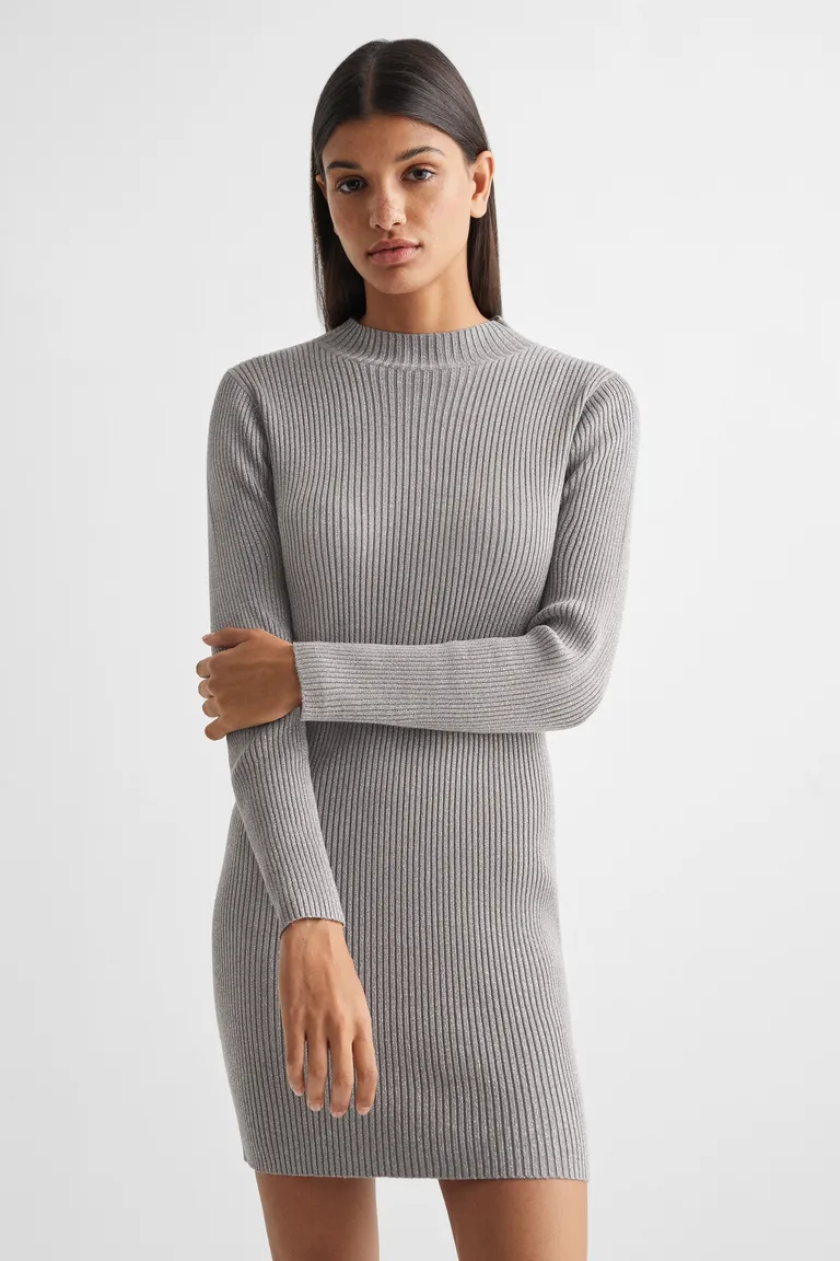 Vestido canalé lurex de Mango Teen en Vestidos para argentina