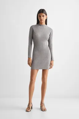 Vestido canalé lurex de Mango Teen en Vestidos para argentina