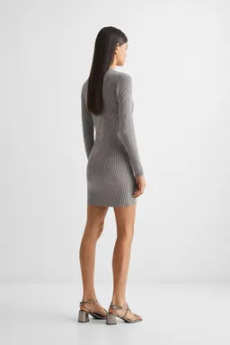 Vestido canalé lurex de Mango Teen en Vestidos para argentina