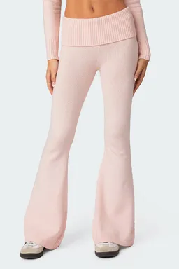 Pantalón tejido desiree tiro bajo de Edikted en Pantalones para argentina