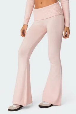 Pantalón tejido desiree tiro bajo de Edikted en Pantalones para argentina