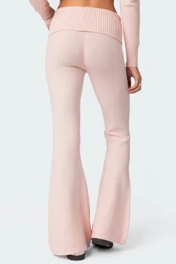 Pantalón tejido desiree tiro bajo de Edikted en Pantalones para argentina