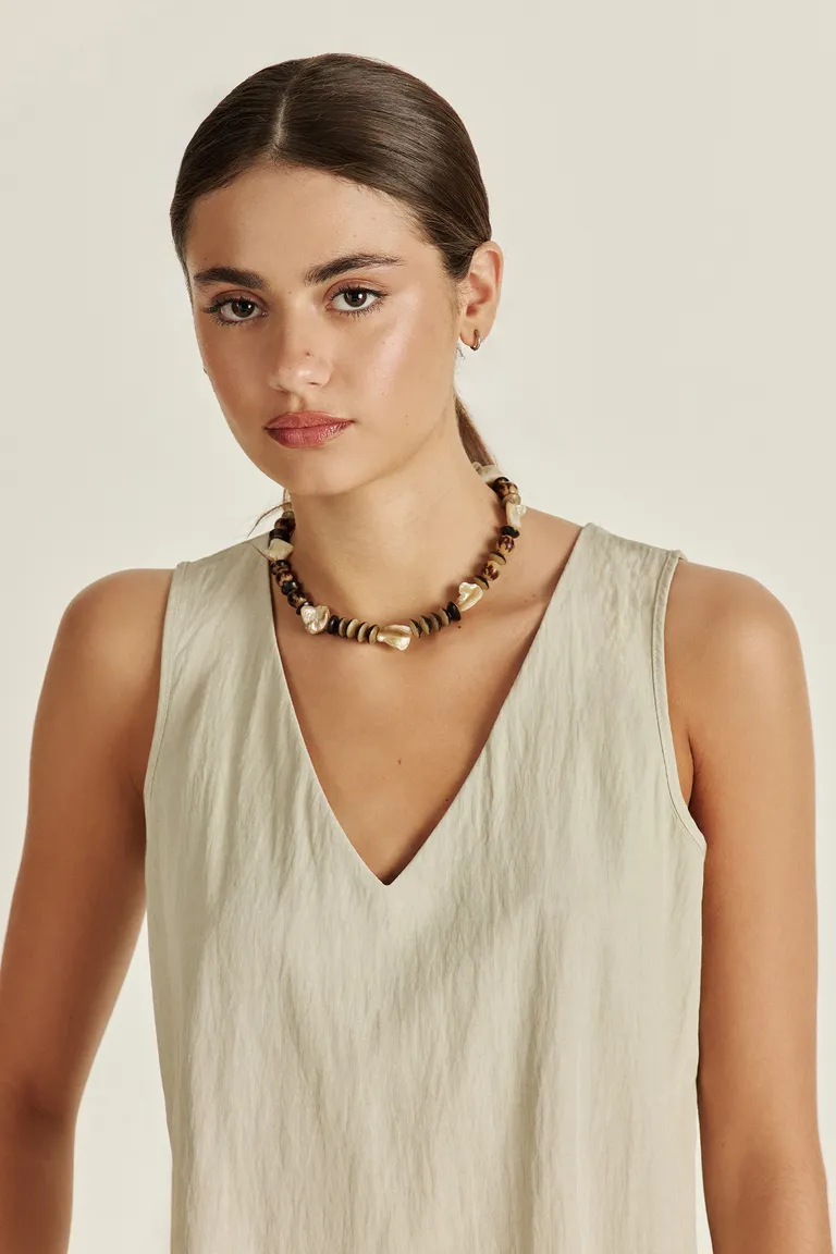 Top confeccionado en género liviano y texturado, ideal para el verano de Tucci en Tops para argentina