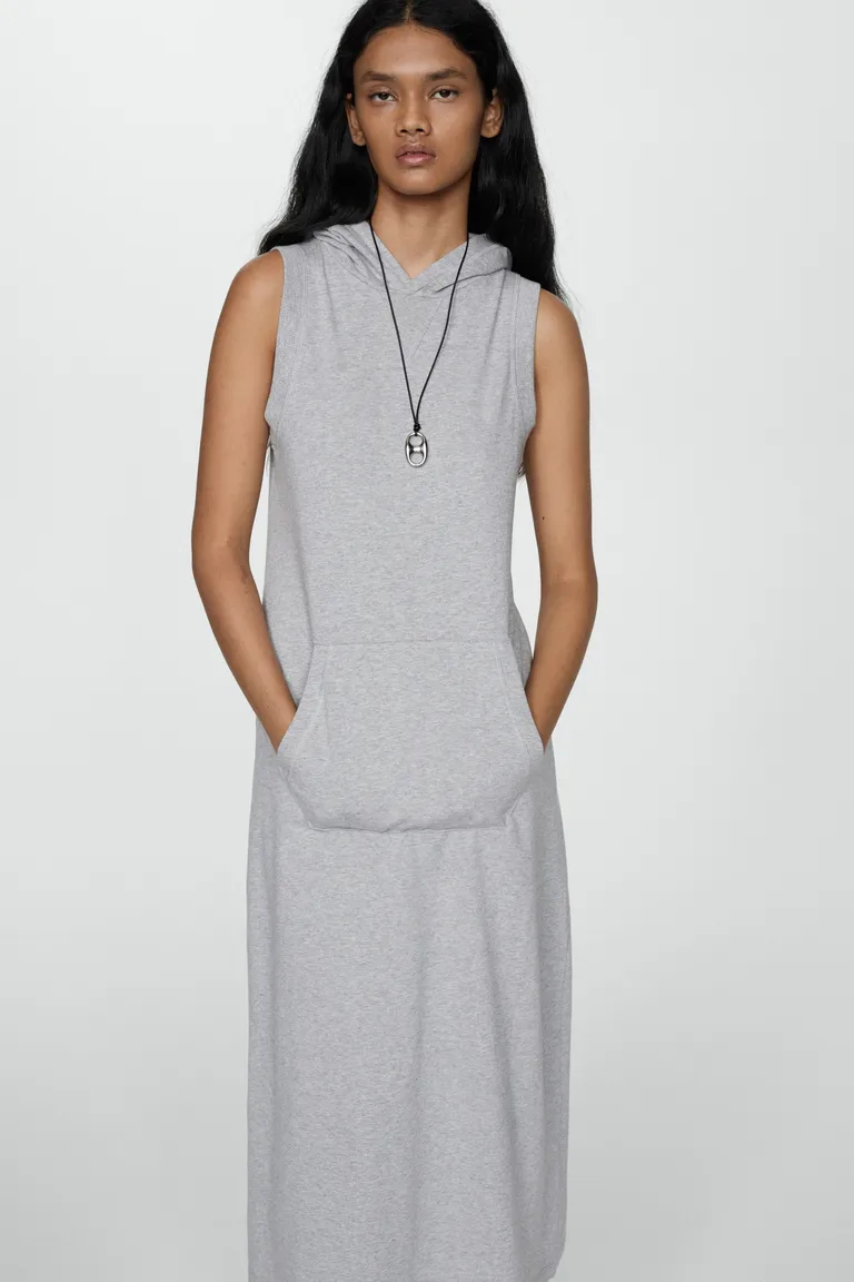Vestido capucha bolsillo de Mango en Vestidos para argentina