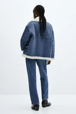 Campera borreguito oversize de Mango en Chaquetas para argentina
