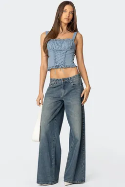Corset juliet con cordones de Edikted en Tops para argentina