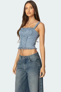 Corset juliet con cordones de Edikted en Tops para argentina