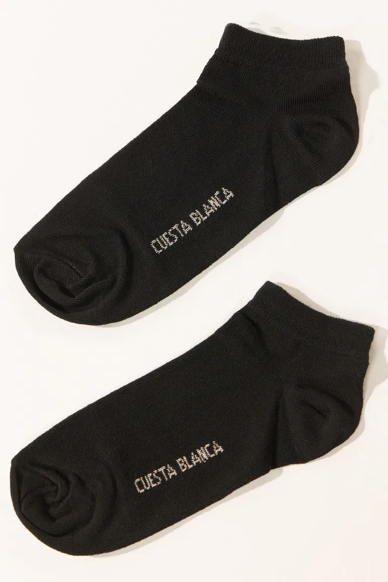 Medias Negras Básicas para Mujer - Diseño Cómodo y Elegante de Cuesta Blanca en Ropa Interior y Medias para argentina