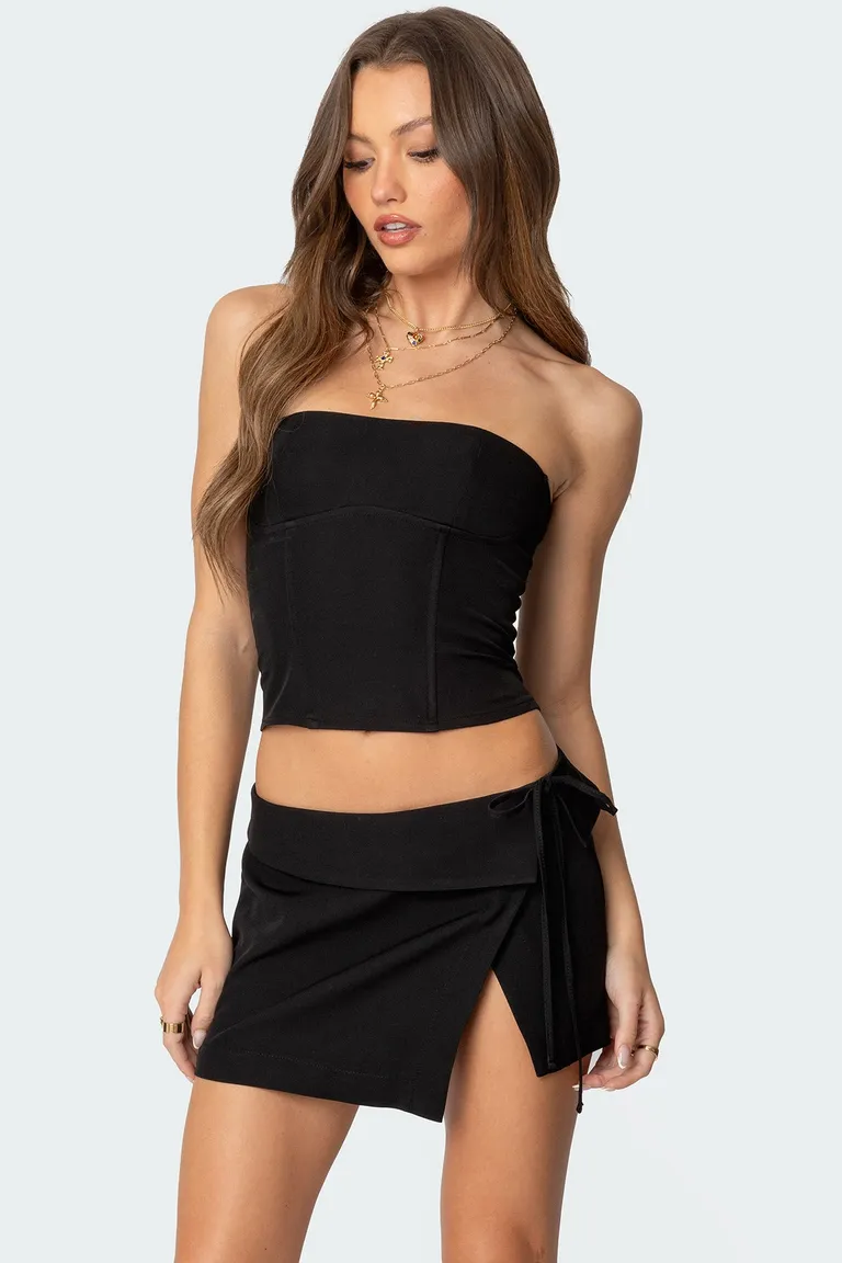 Corset ajustable con cordones de Edikted en Ropa Interior y Medias para argentina