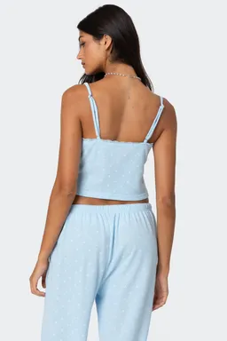 Musculosa gofre estampado floral de Edikted en Tops para argentina