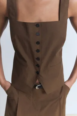 Chaleco traje algodón de Mango en Chalecos para argentina