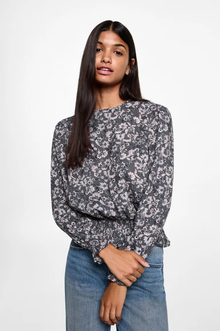 Blusa estampada floral de Mango Teen en Blusas para argentina