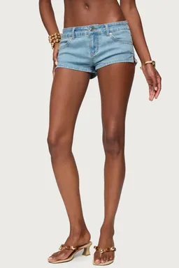 Short denim tiro bajo jagger de Edikted en Shorts para argentina