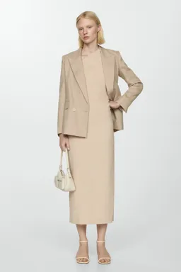 Vestido asimétrico drapeado de Mango en Vestidos para argentina
