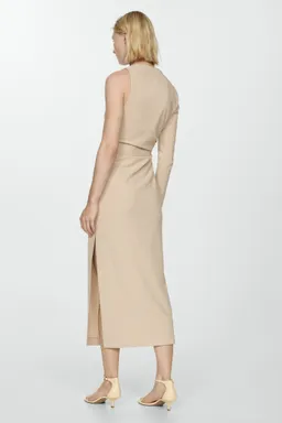 Vestido asimétrico drapeado de Mango en Vestidos para argentina