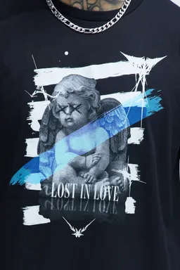 Remera lost in love negra de Fashion Nova en Remeras y Polos para argentina