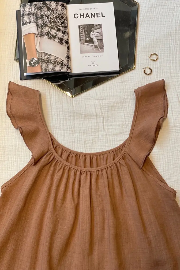 Musculosa con Volados de Hesed en Blusas para argentina