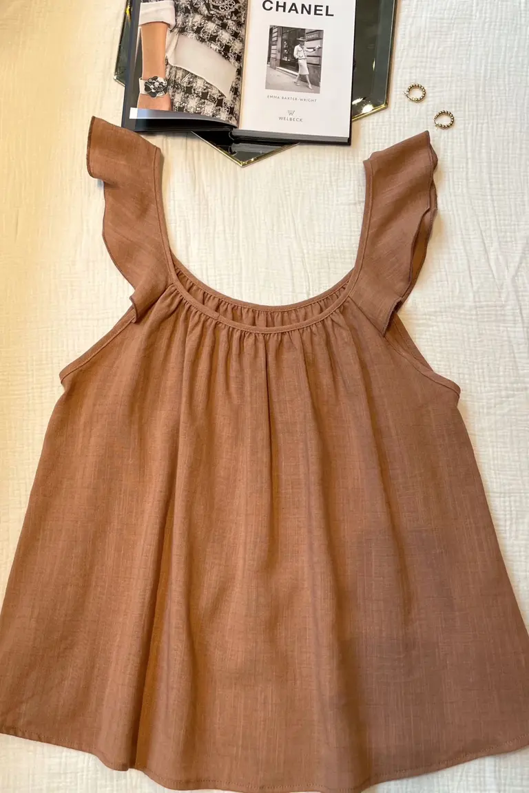 Musculosa con Volados de Hesed en Blusas para argentina