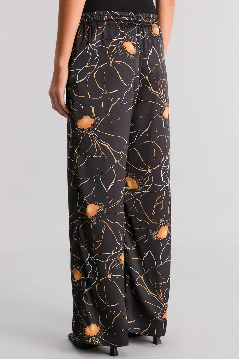 Pantalón pijamero de satén texturado con estampa exclusiva Midnight Charm de Kosiuko en Pijamas y Sleepwear para argentina