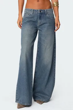 Jeans tiro bajo vyxen vintage de Edikted en Pantalones para argentina