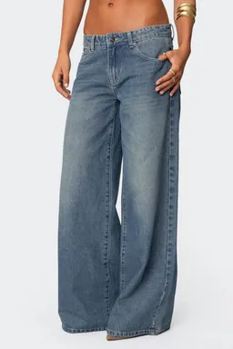Jeans tiro bajo vyxen vintage de Edikted en Pantalones para argentina
