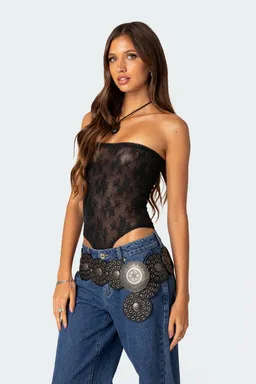 Body encaje transparente alina de Edikted en Bodies para argentina