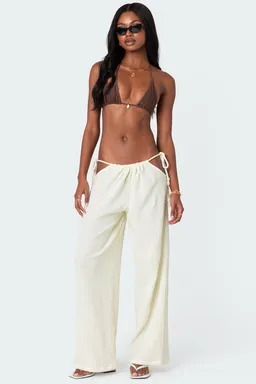 Pantalón gasa algodón leoni de Edikted en Pantalones para argentina