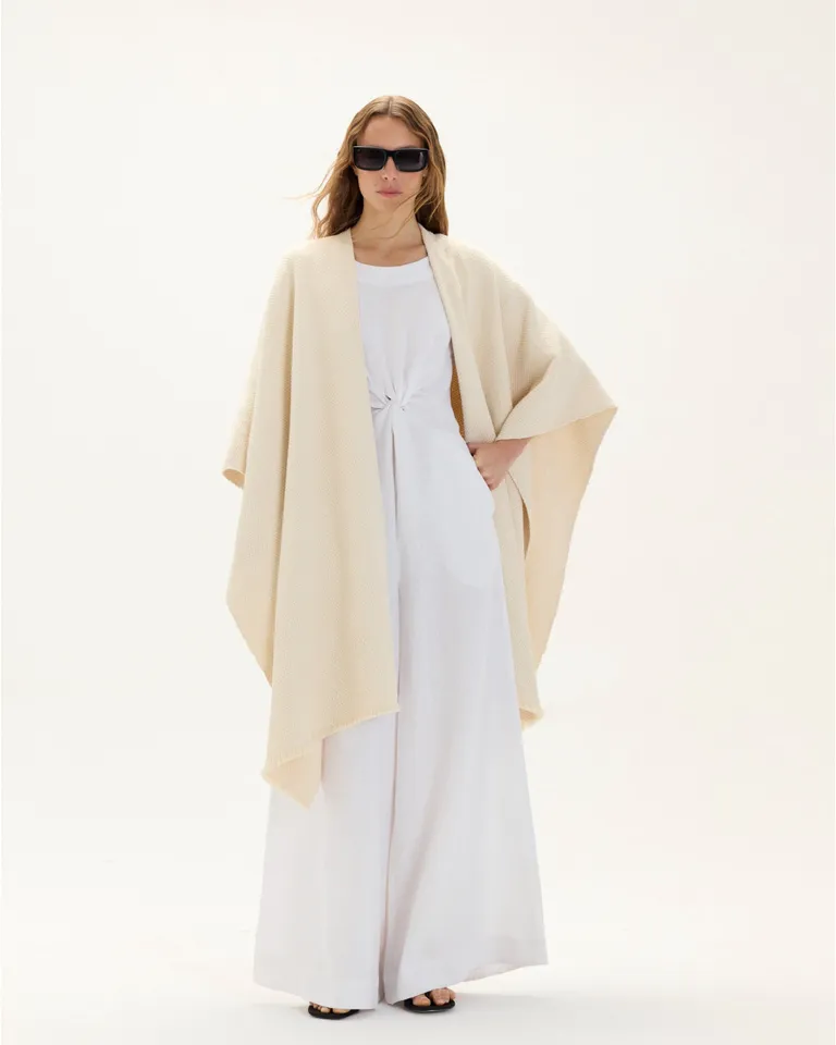 Mono sin mangas de lino con nudo en la cintura de Blue Sheep en Monos para argentina