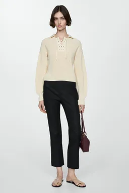 Pantalón flare lino de Mango en Pantalones para argentina