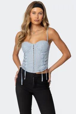 Corset lois rayas de Edikted en Tops para argentina
