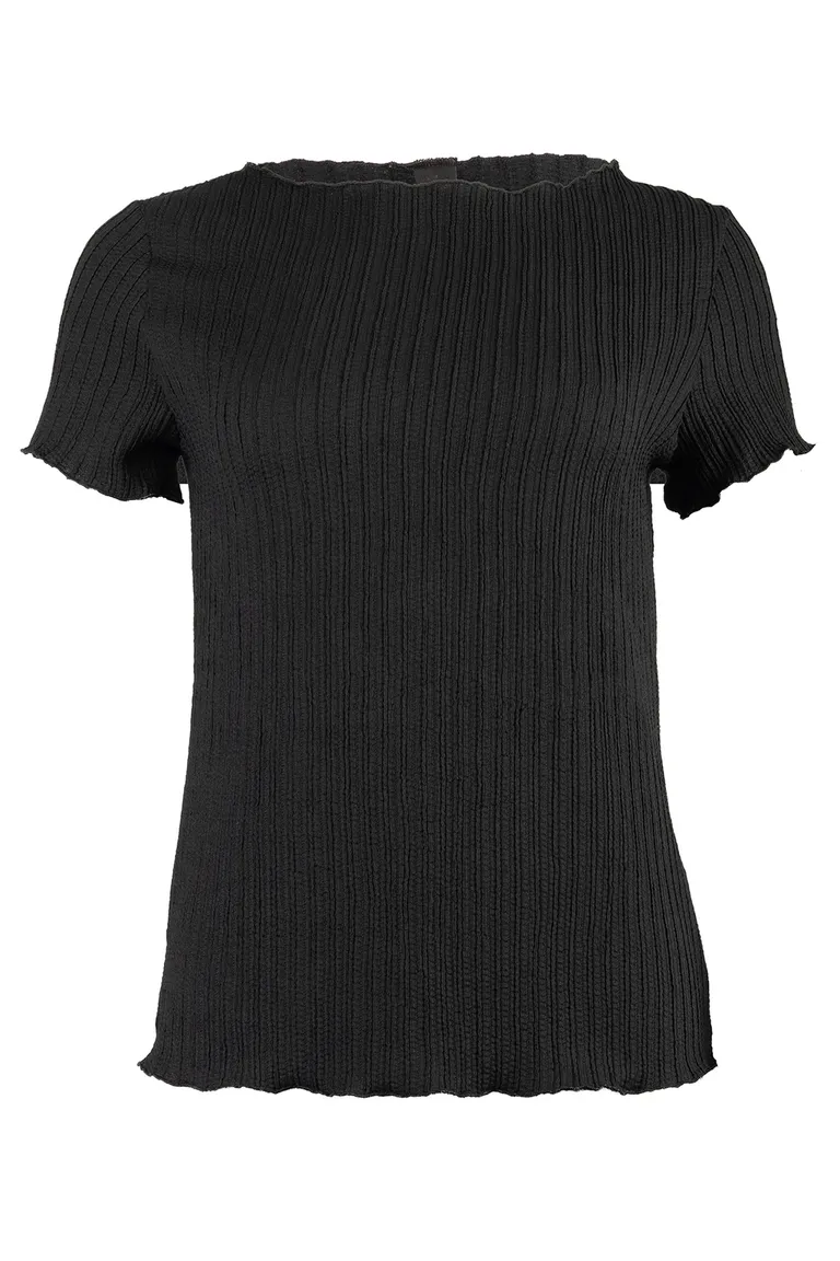 Remera de manga corta con textura arrugada y detalles en roulette de Kill en Remeras para argentina