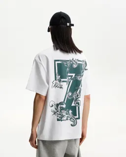 Remera manga corta estampada de Bershka en Remeras y Polos para argentina