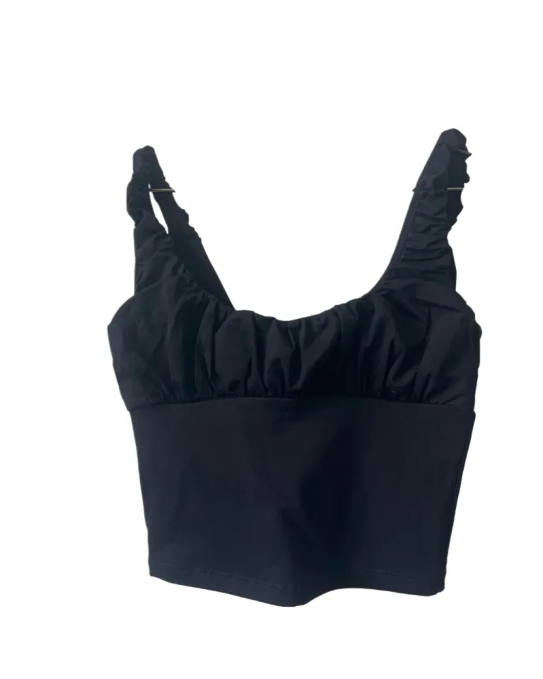 Top elástico mujer con fruncidos en el busto y escote cuadrado de Audaz en Tops para argentina