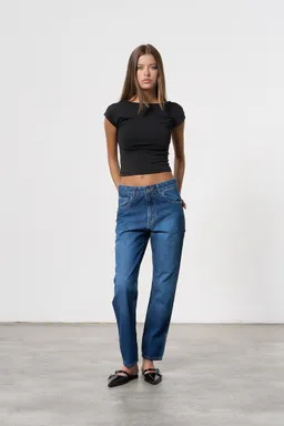 Jean denim mom sarah de Magda en Pantalones para argentina