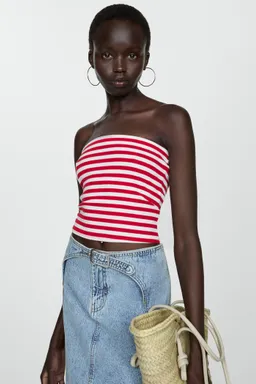 Top bandeau algodón de Mango en Tops para argentina