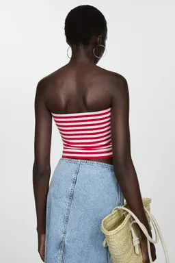Top bandeau algodón de Mango en Tops para argentina