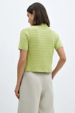 Sweater polo manga corta de Mango en Tops para argentina