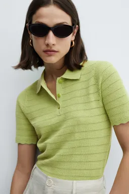 Sweater polo manga corta de Mango en Tops para argentina