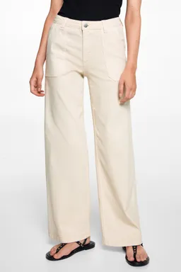Pantalón culotte con bolsillos de Mango Teen en Pantalones para argentina