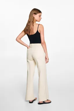 Pantalón culotte con bolsillos de Mango Teen en Pantalones para argentina