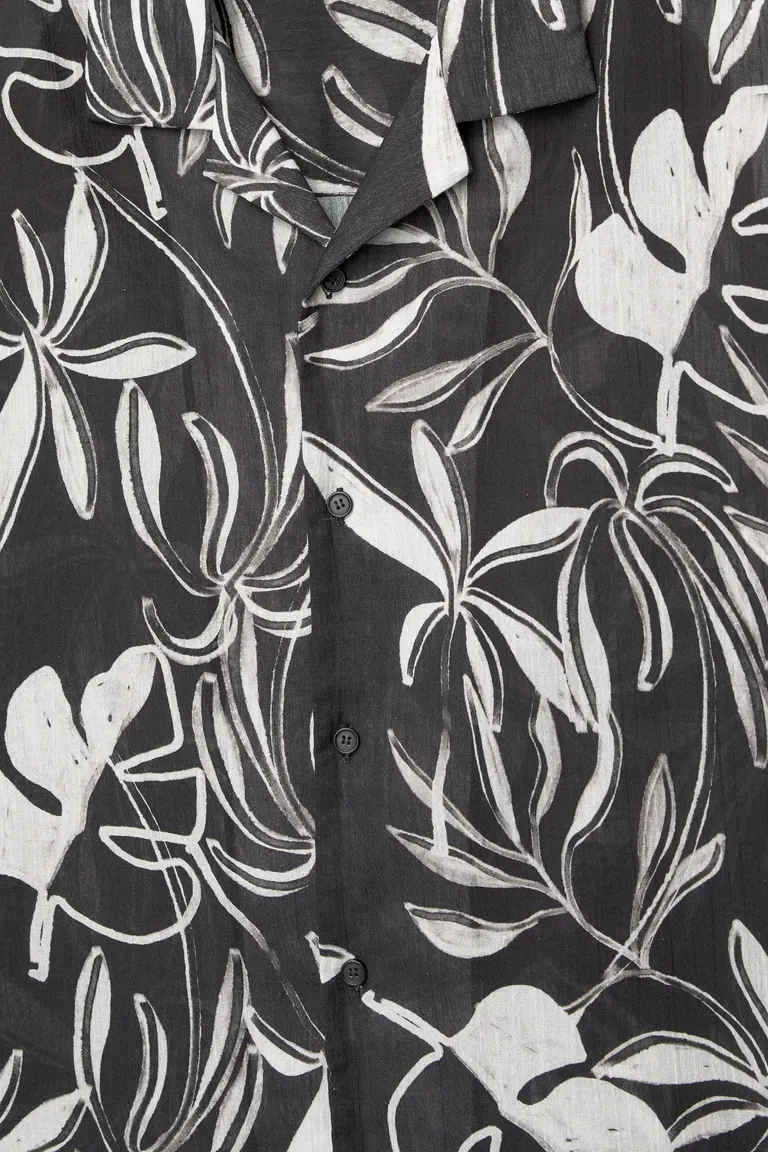 Camisa manga corta hojas de Pull&Bear en Camisas para argentina